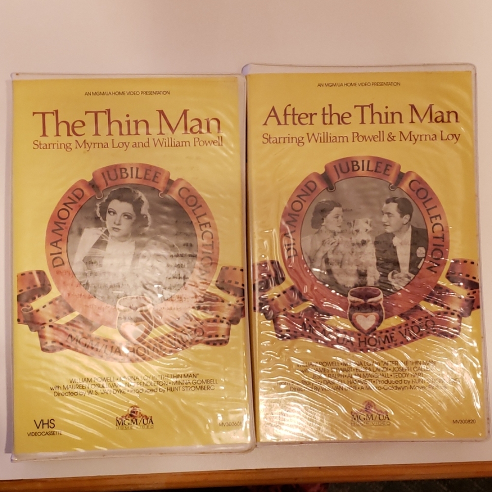 The Thin Man & After the Thin Man VHS Tapes